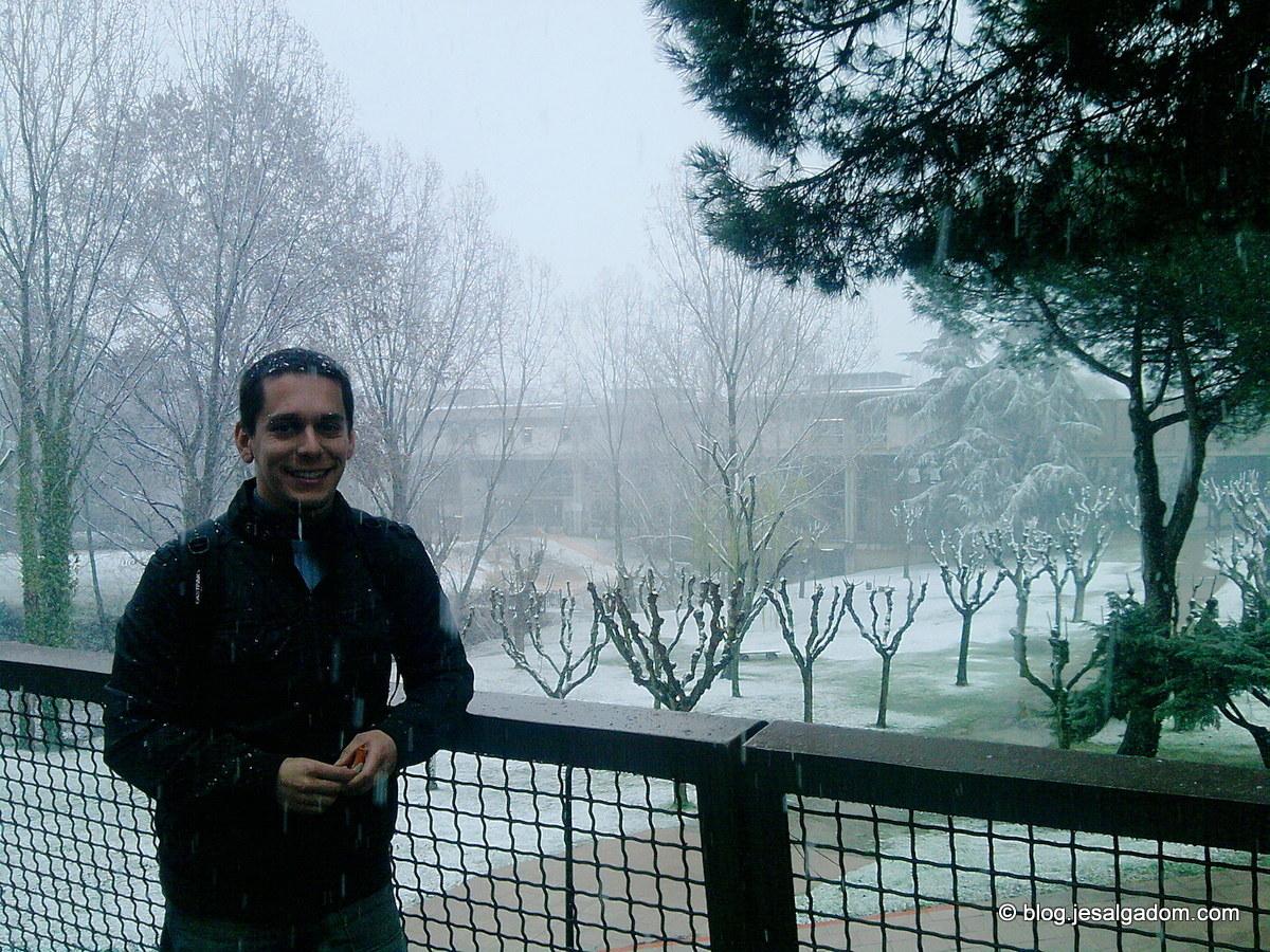 Barcelona bajo la nieve Barcelona bajo la nieve