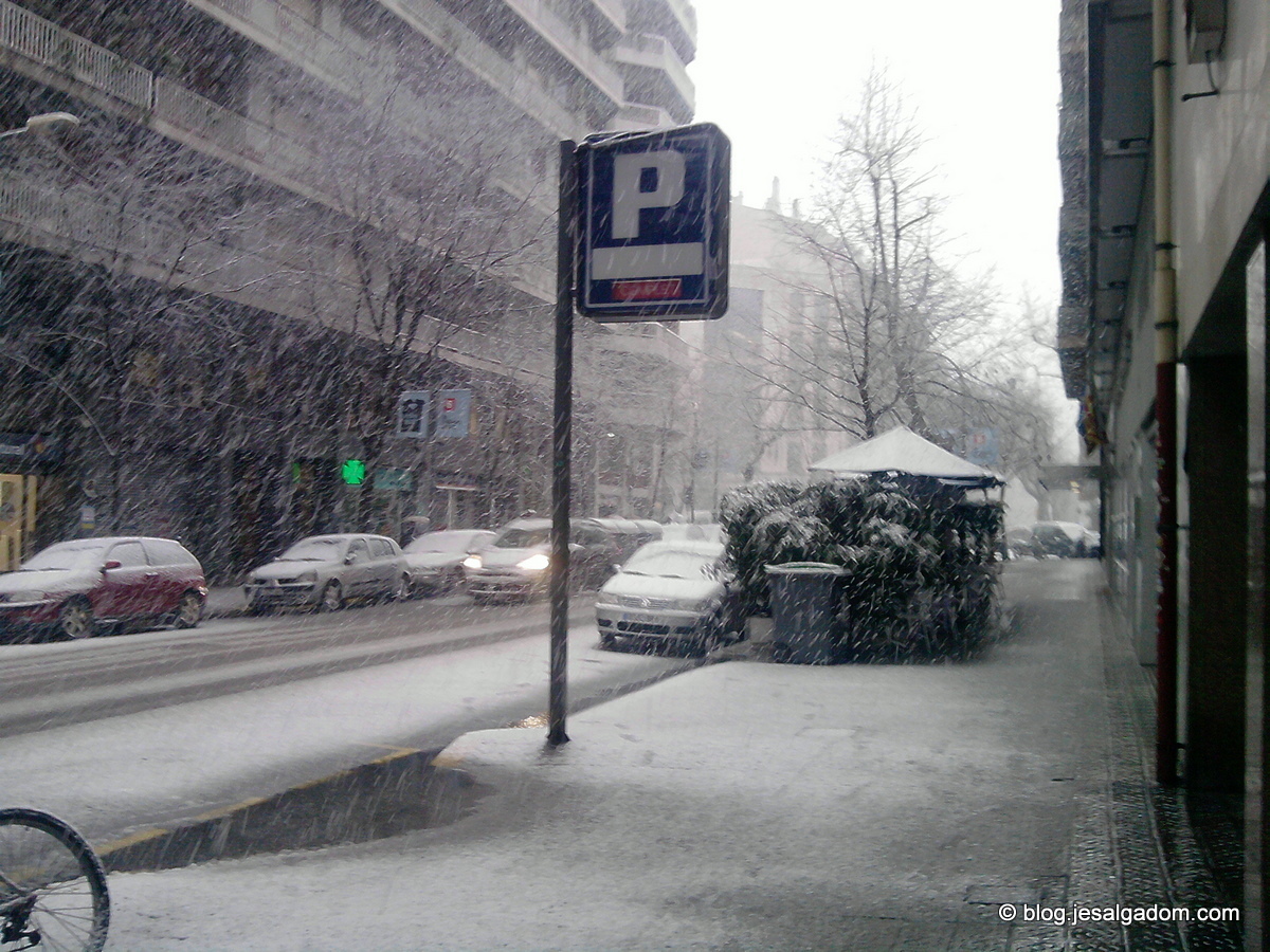 Barcelona bajo la nieve Barcelona bajo la nieve