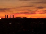 Coslada: atardecer